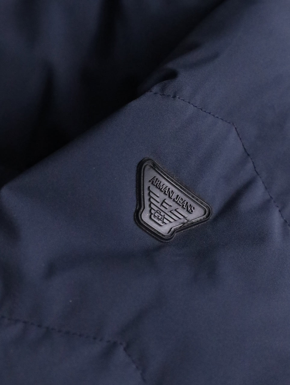 ARMANI JEANS down jacket navy