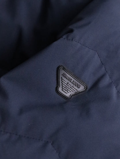 ARMANI JEANS down jacket navy