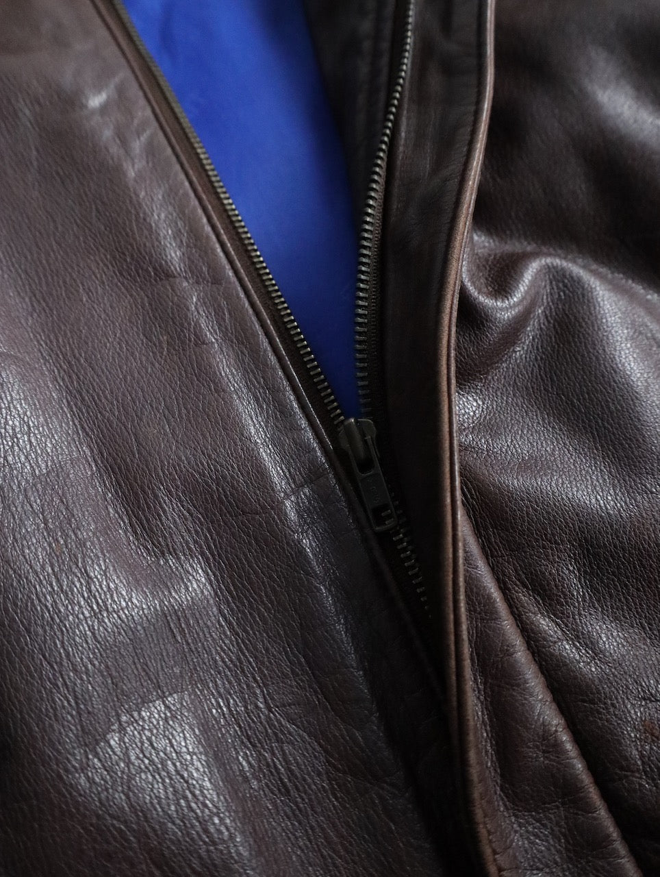 color leather jacket brown