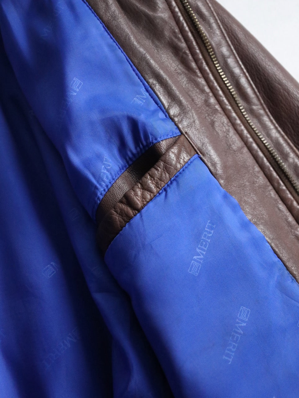 color leather jacket brown