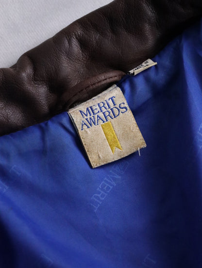 color leather jacket brown