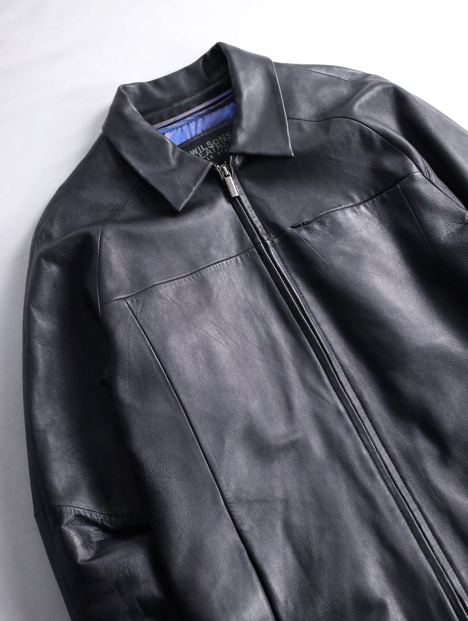 WILSONS LEATHER sheep leather jacket black