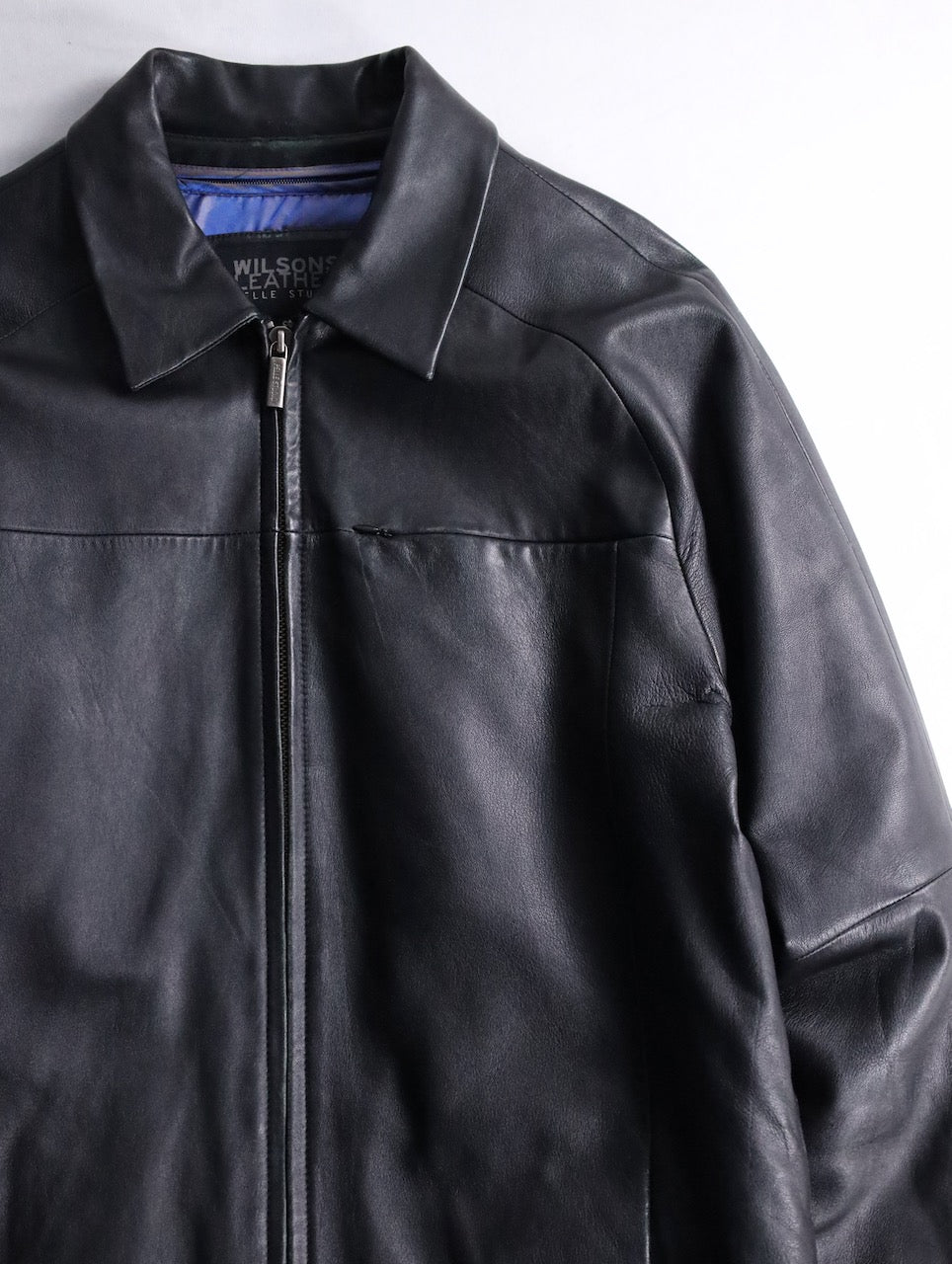 WILSONS LEATHER sheep leather jacket black