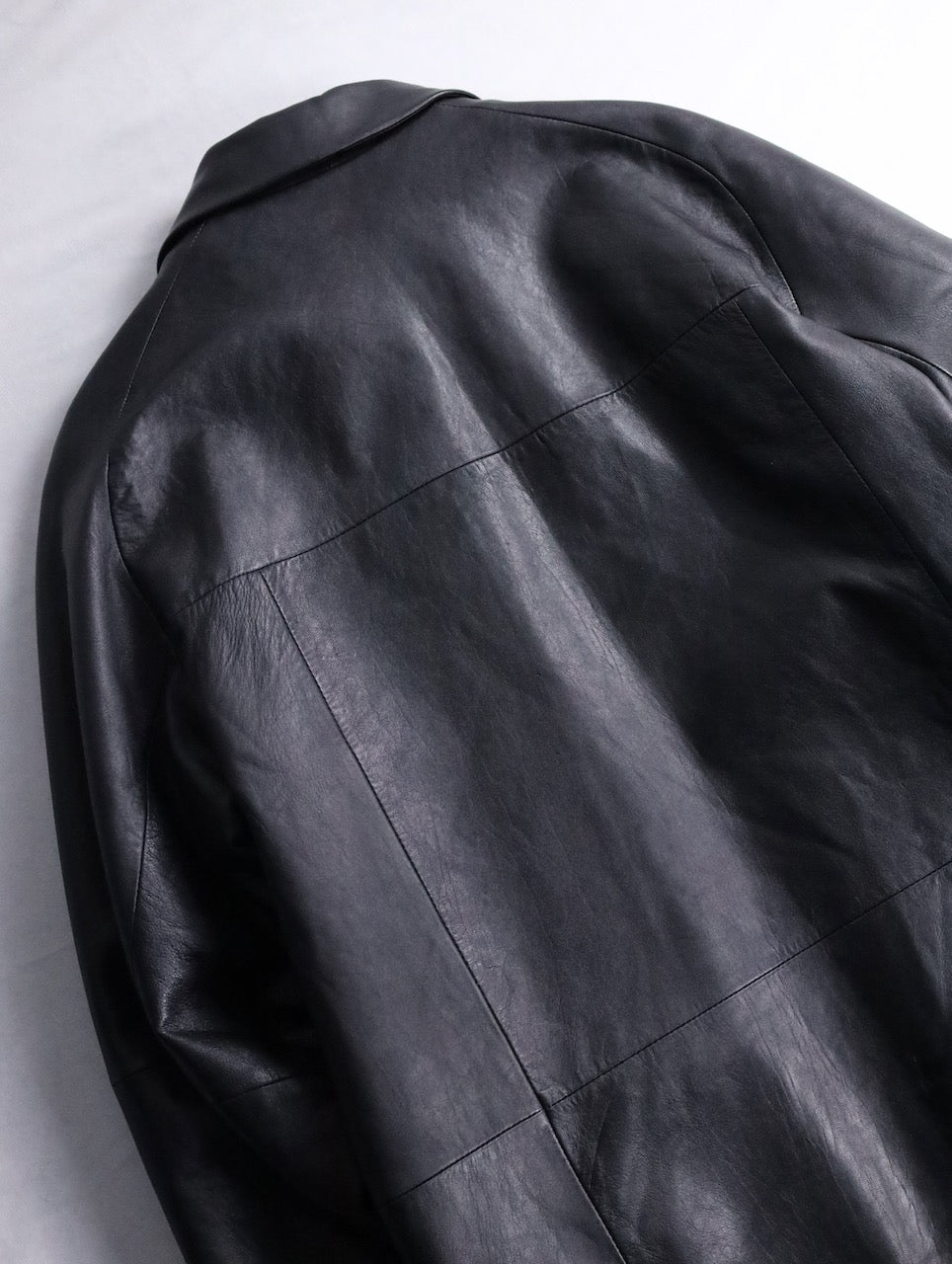 WILSONS LEATHER sheep leather jacket black