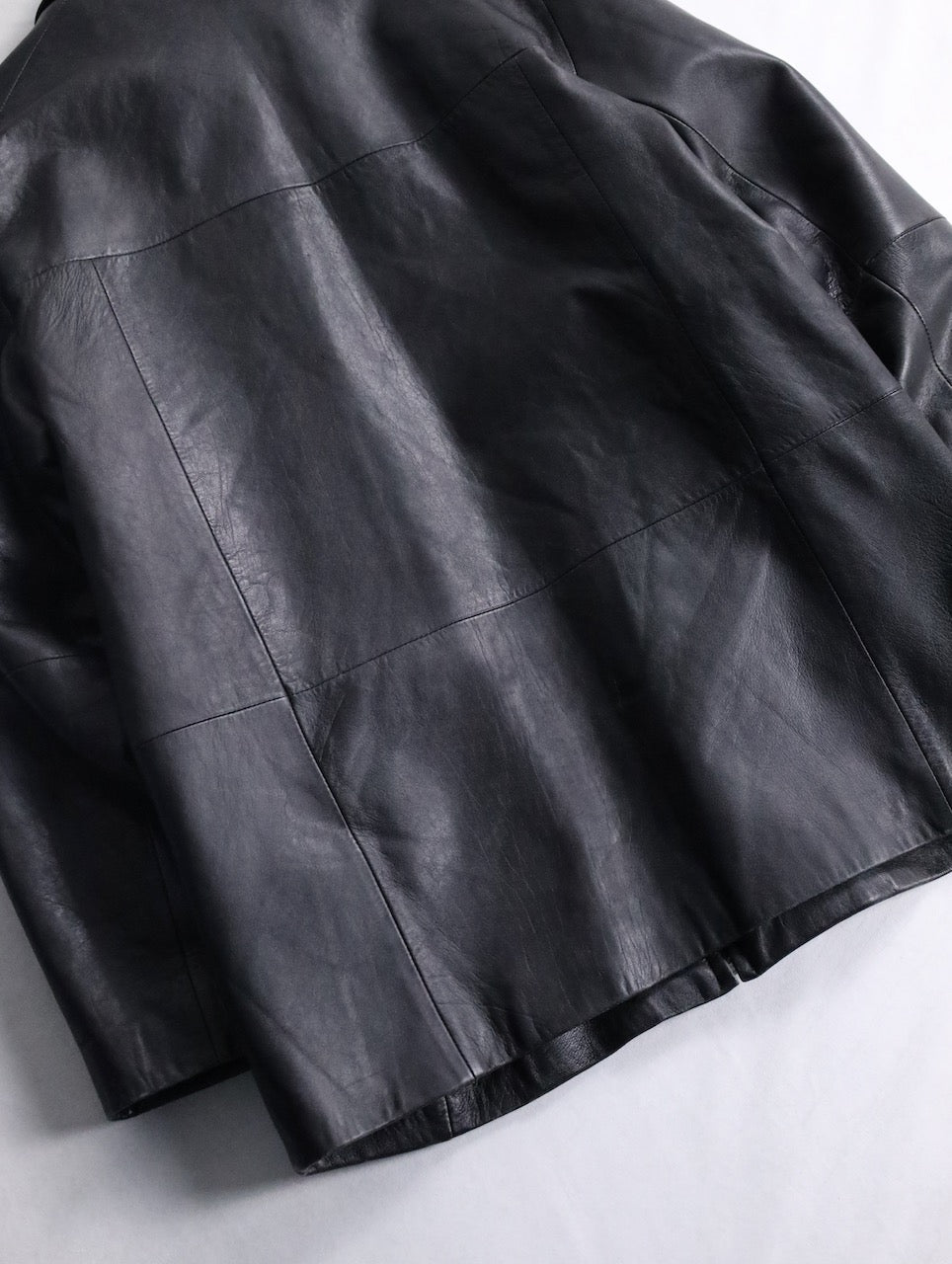 WILSONS LEATHER sheep leather jacket black