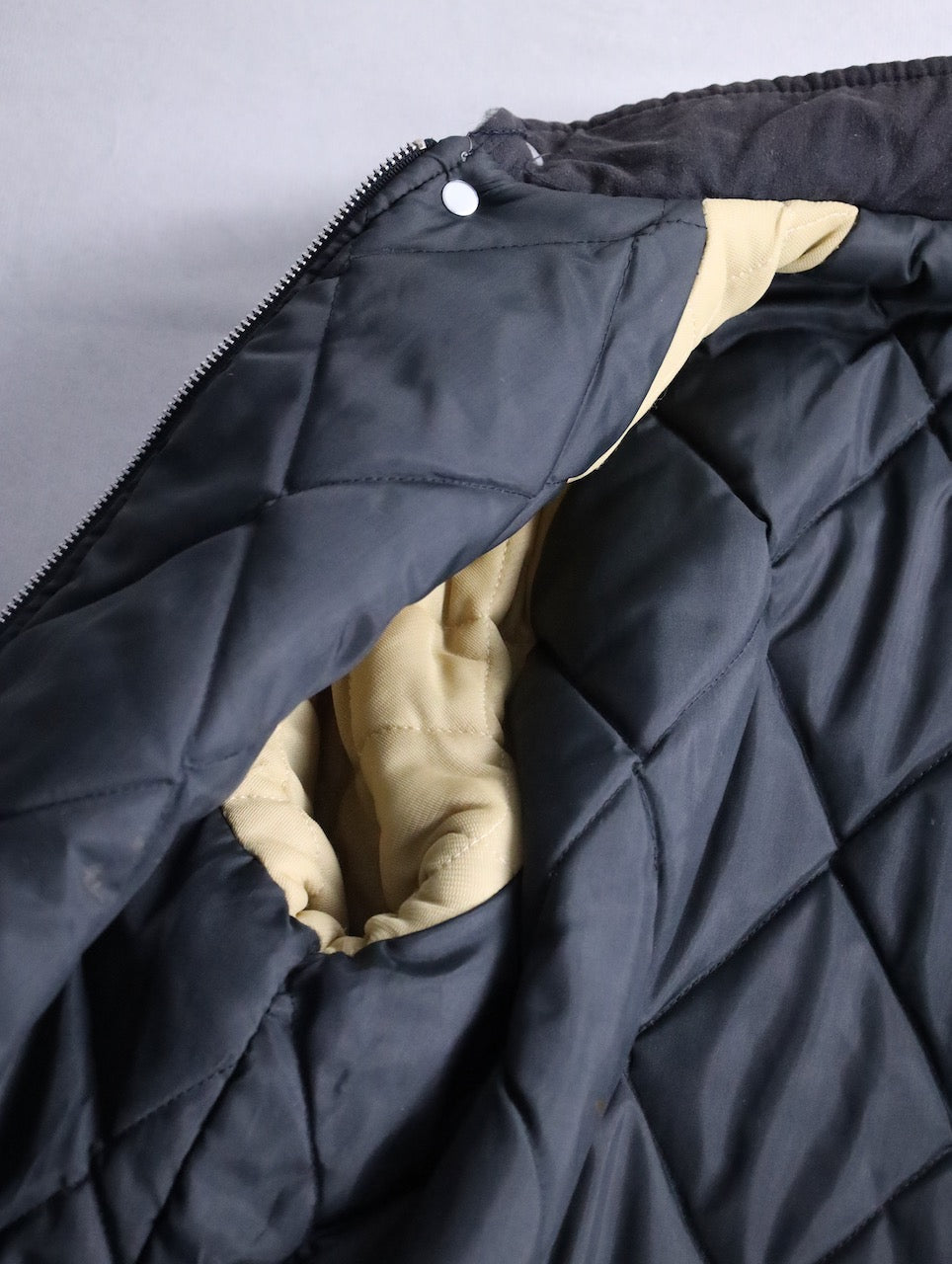 short length wool blouson gray