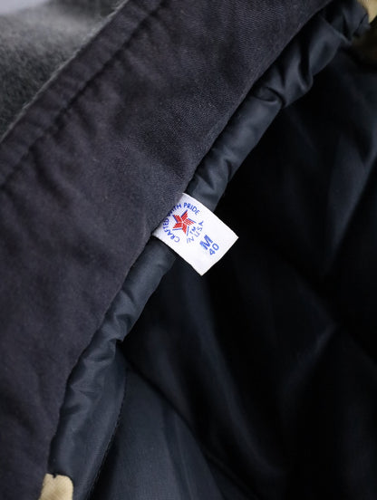 short length wool blouson gray