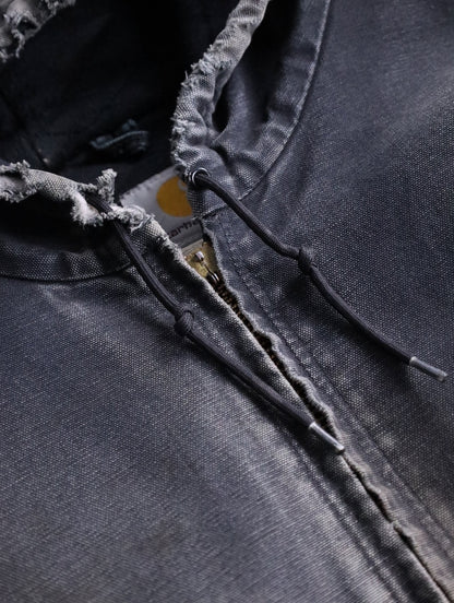 Carhartt boro duck jacket fade black