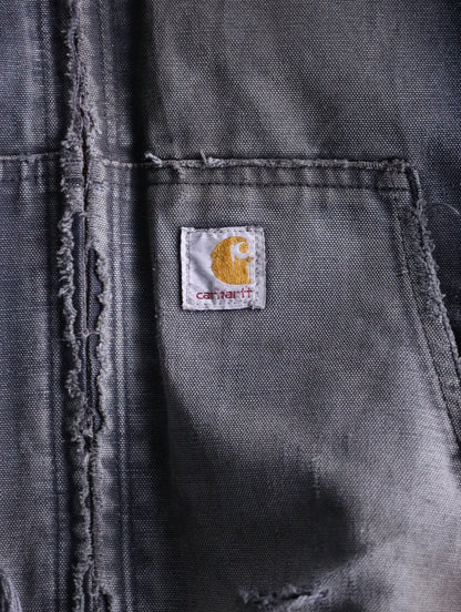 Carhartt boro duck jacket fade black