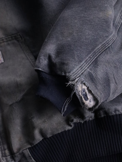 Carhartt boro duck jacket fade black