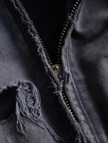 Carhartt boro duck jacket fade black