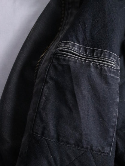 Carhartt boro duck jacket fade black