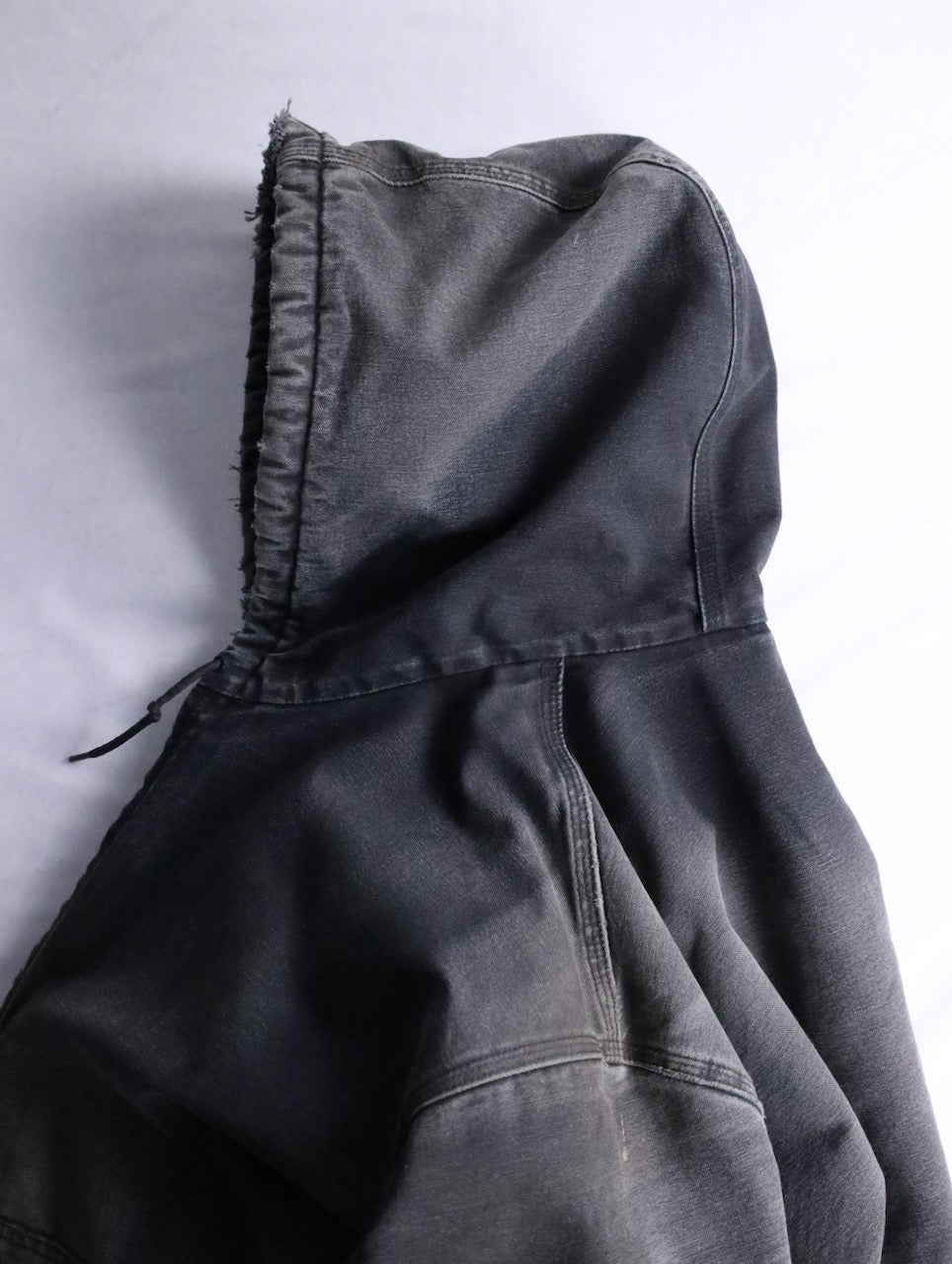 Carhartt boro duck jacket fade black