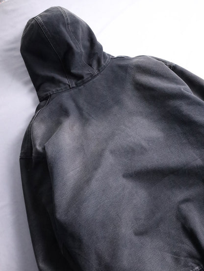 Carhartt boro duck jacket fade black