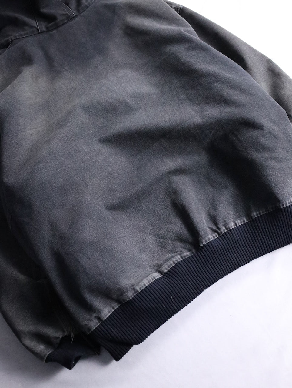 Carhartt boro duck jacket fade black