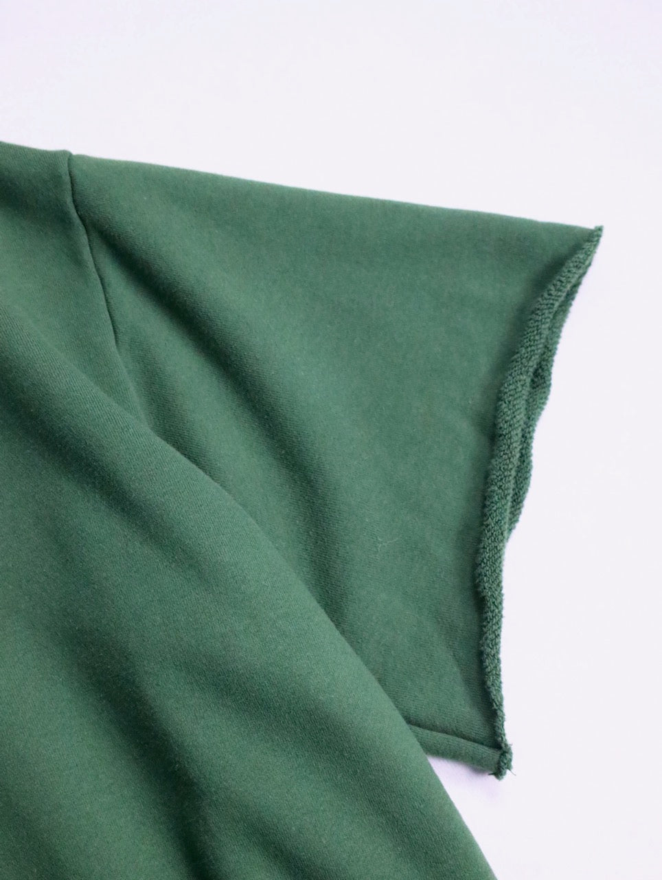 bishool cut design sweat tee olive green