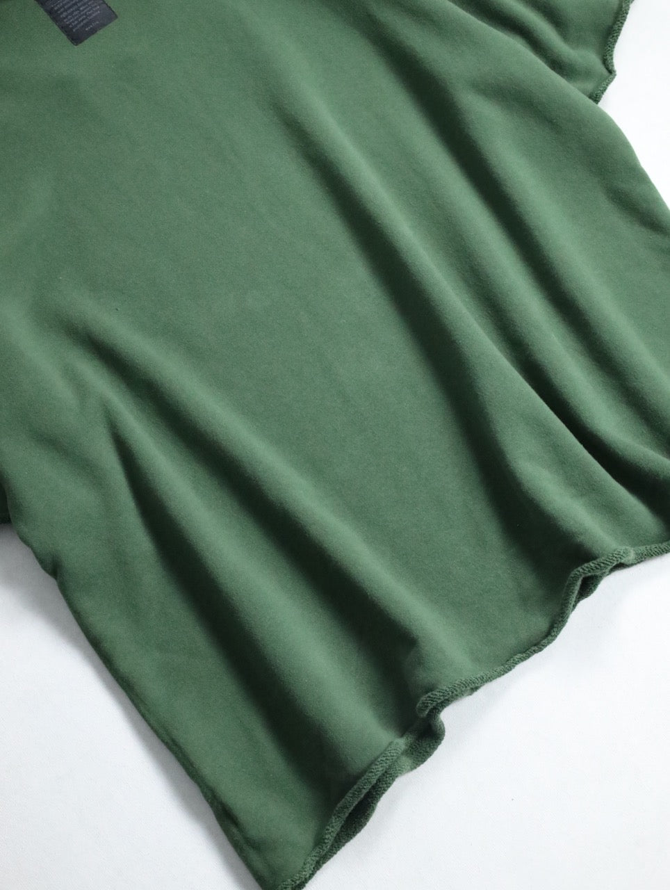 bishool cut design sweat tee olive green