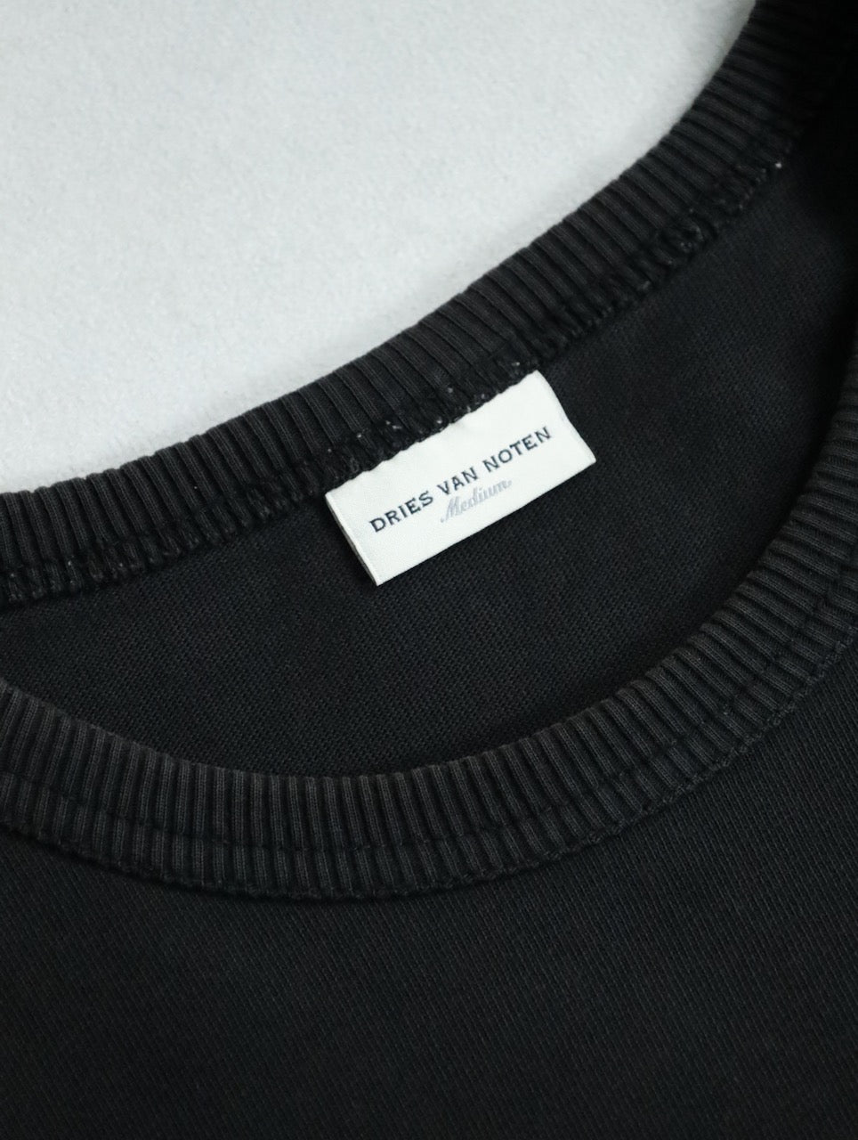 DRIES VAN NOTEN fade tee black