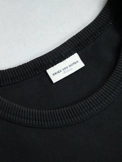 DRIES VAN NOTEN fade tee black