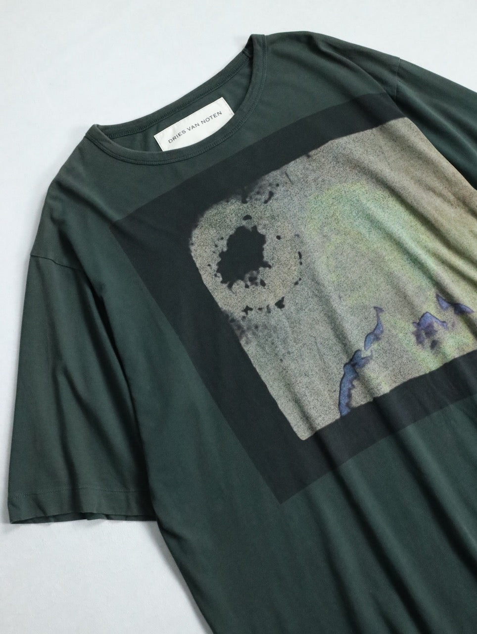 DRIES VAN NOTEN 21ss fade print tee multi