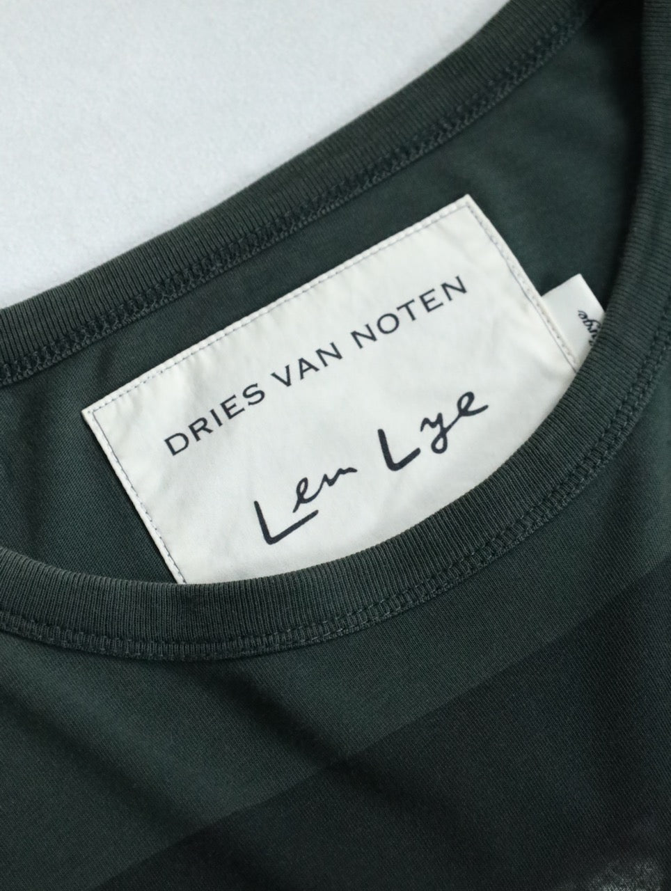 DRIES VAN NOTEN 21ss fade print tee multi