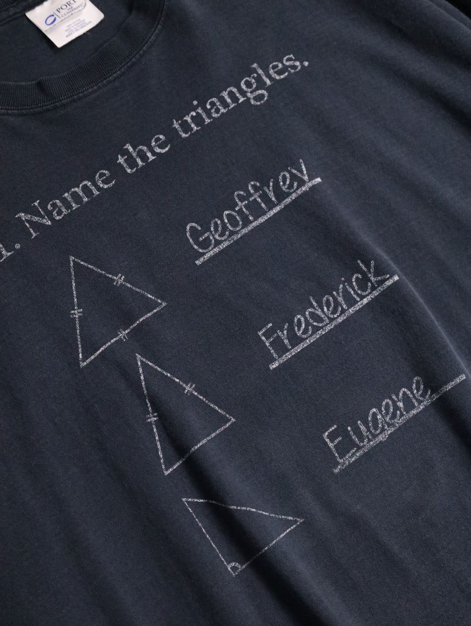 name the triangles 5xl t-shirt black