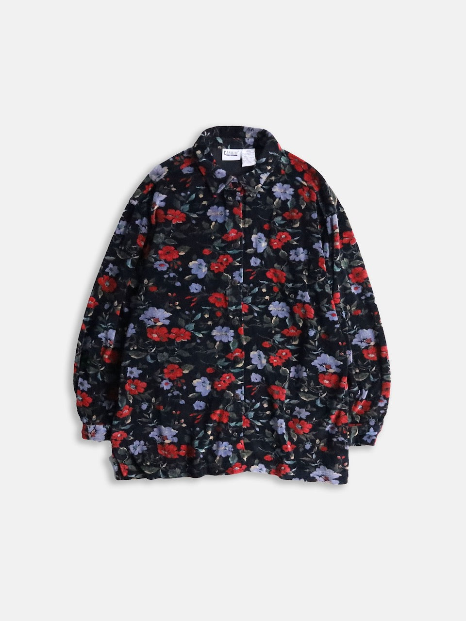 90s flower pile shirt multi