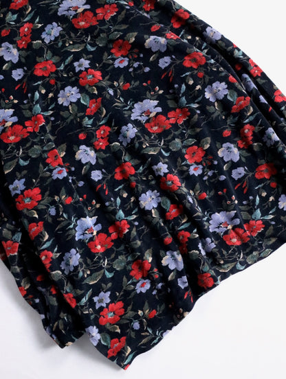 90s flower pile shirt multi