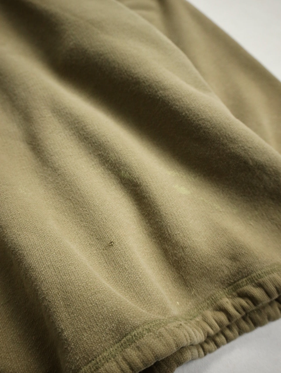 90-00s Abercrombie & Fitch half button cotton sweat hoodie khaki