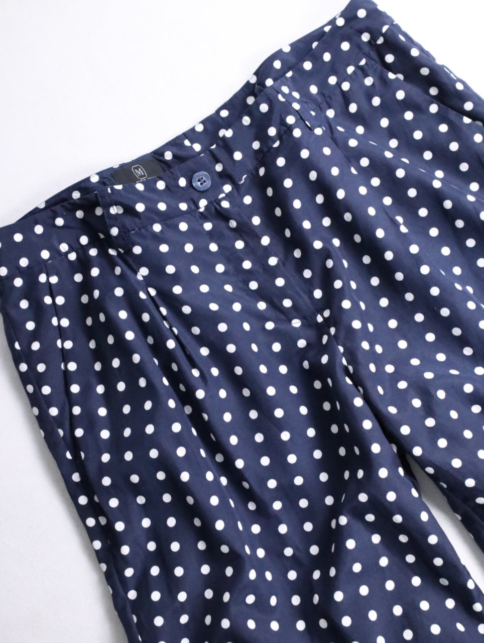 dot 1tuck short pants navy-white