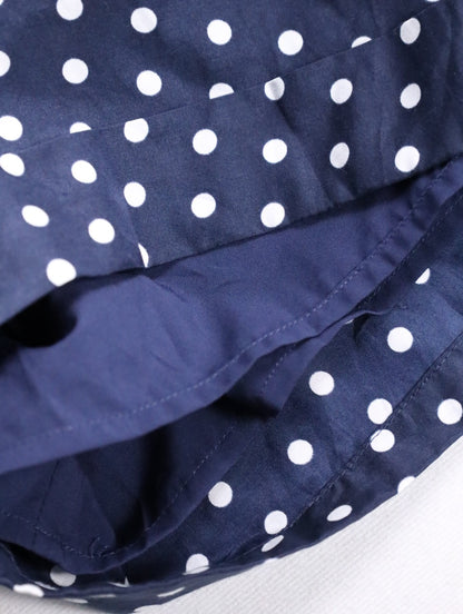 dot 1tuck short pants navy-white