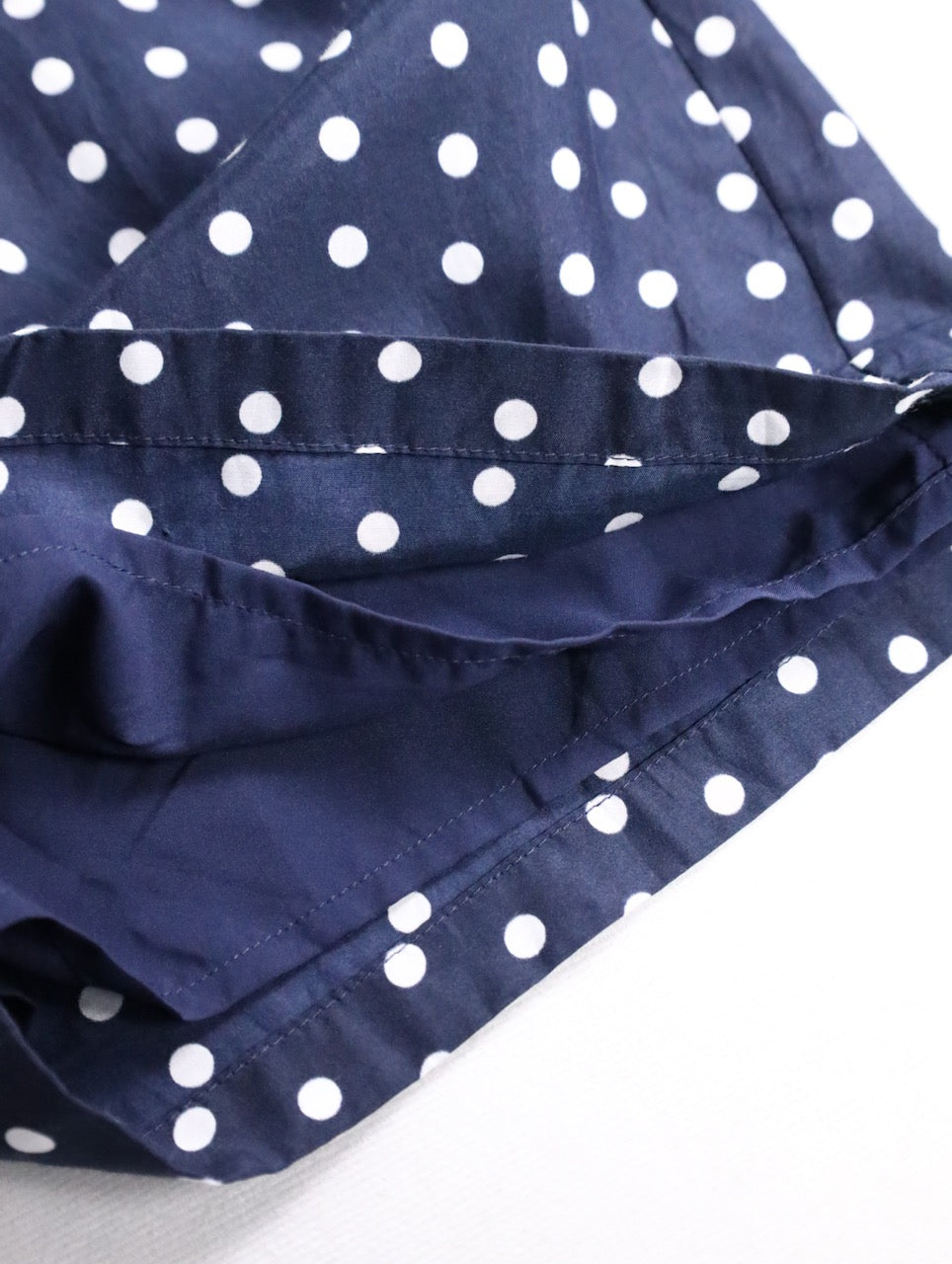 dot 1tuck short pants navy-white