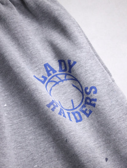 90-00s  RUSSELL painted sweat pants gray