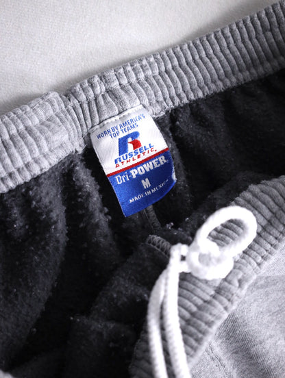 90-00s  RUSSELL painted sweat pants gray