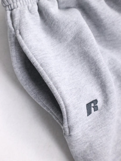 90-00s  RUSSELL painted sweat pants gray