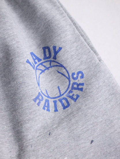 90-00s  RUSSELL painted sweat pants gray