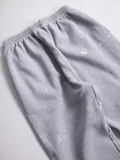 90-00s  RUSSELL painted sweat pants gray