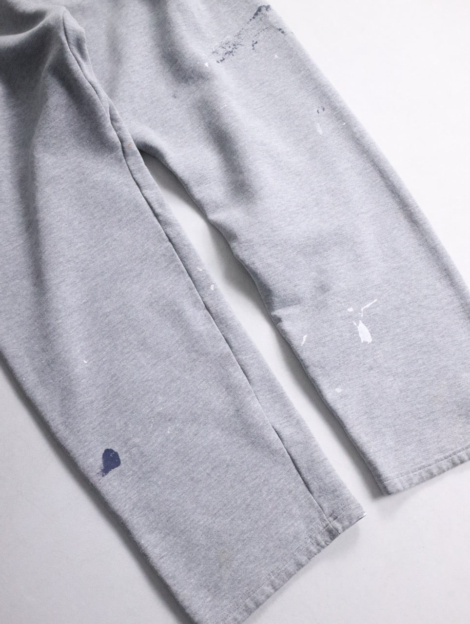 90-00s  RUSSELL painted sweat pants gray