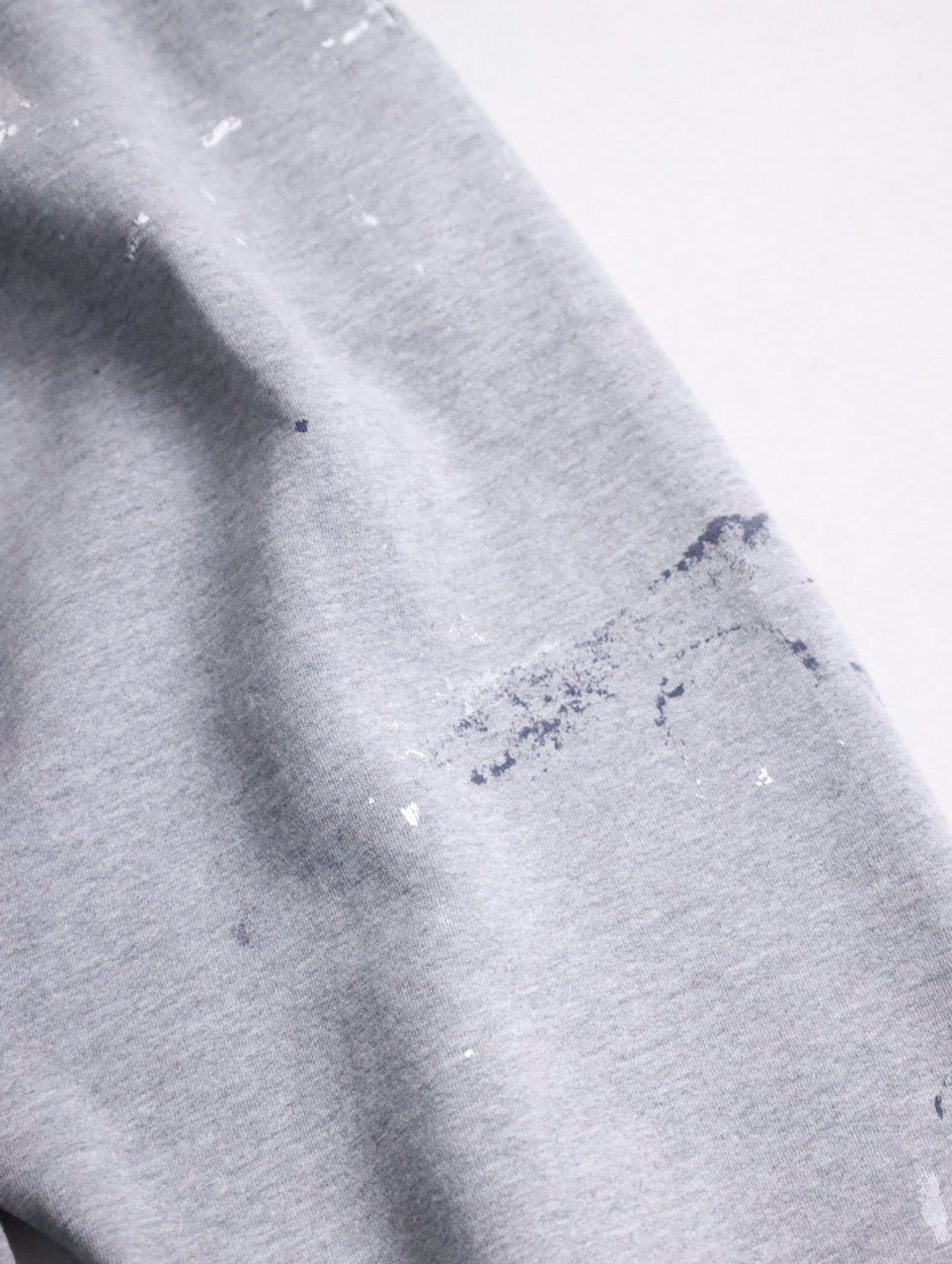 90-00s  RUSSELL painted sweat pants gray