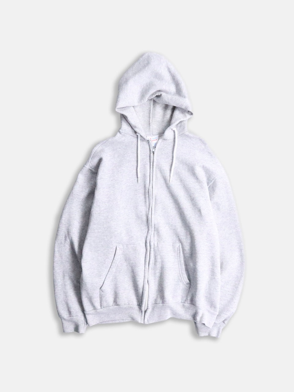 90s Hanes sweat zip hoodie gray