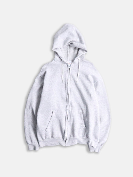 90s Hanes sweat zip hoodie gray