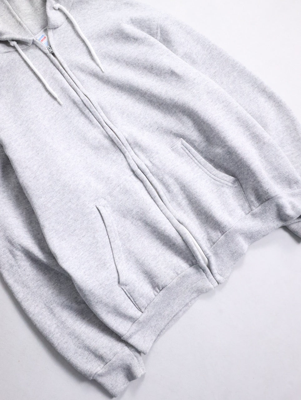 90s Hanes sweat zip hoodie gray