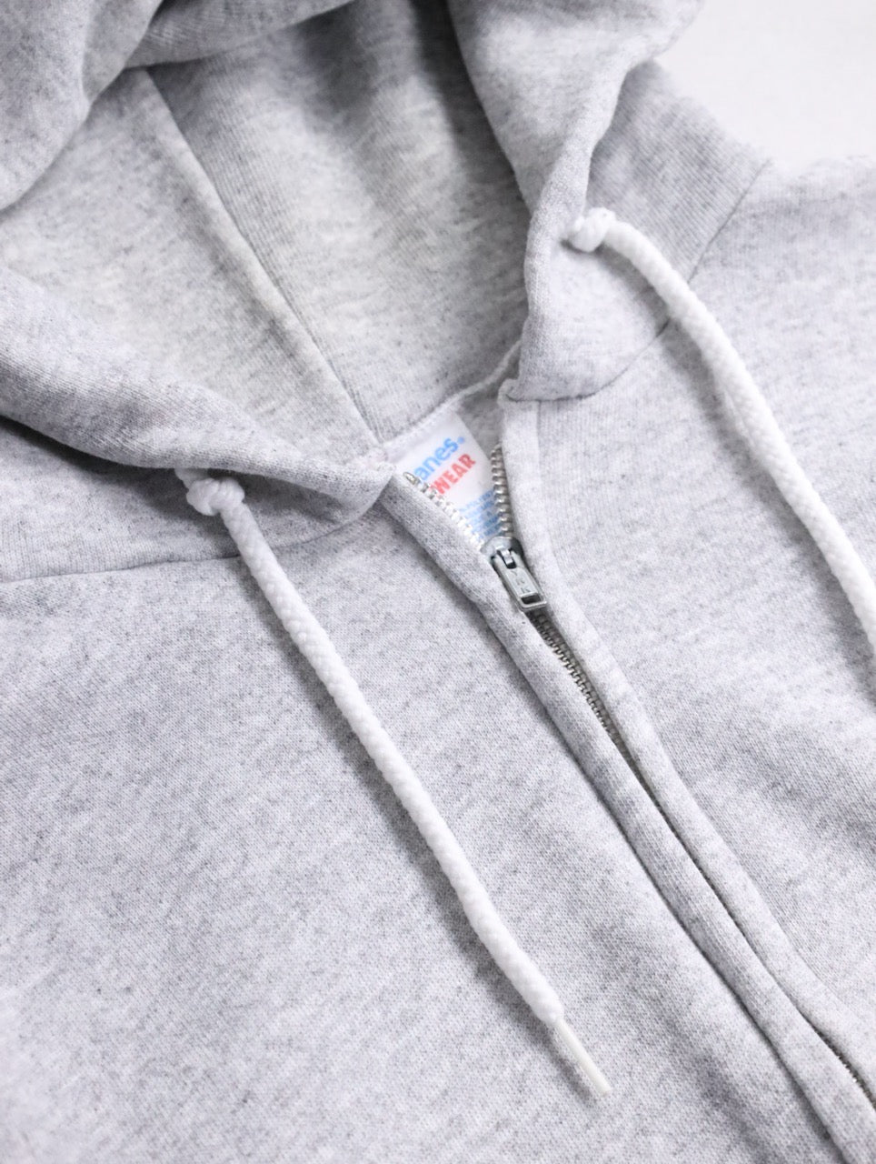 90s Hanes sweat zip hoodie gray