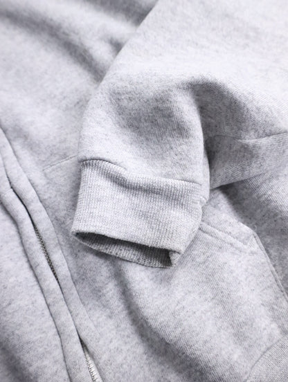 90s Hanes sweat zip hoodie gray