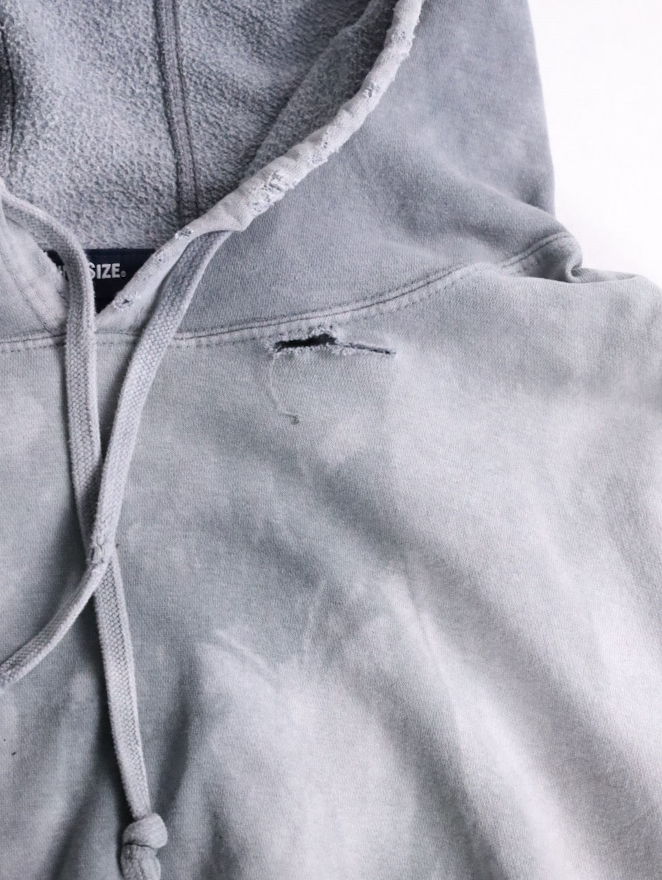KING SIZE over fade hoodie fadegray
