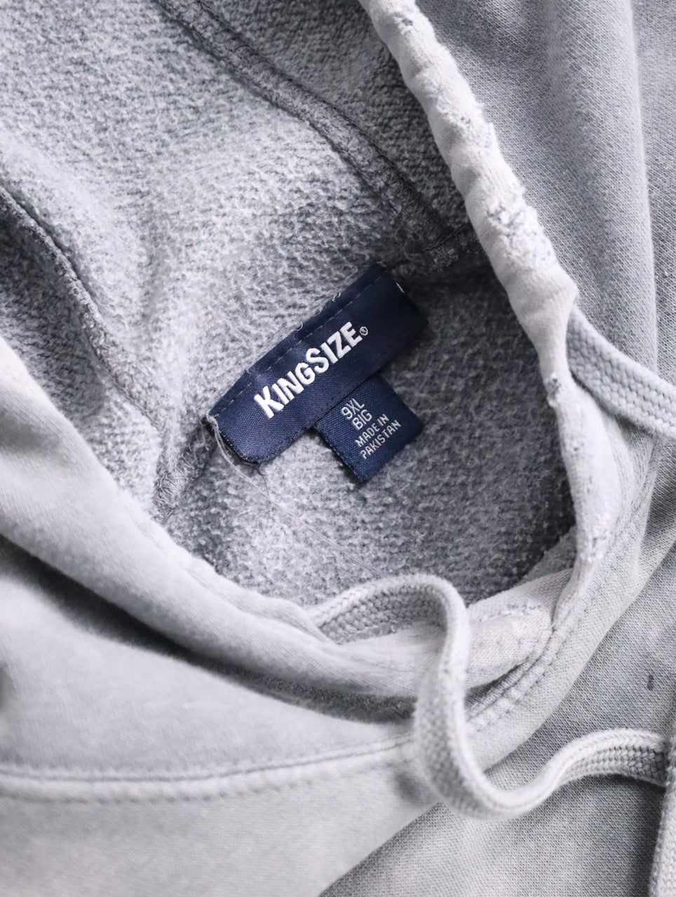 KING SIZE over fade hoodie fadegray