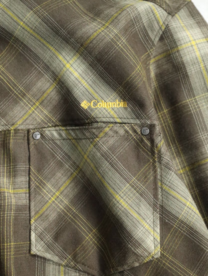Columbia check shirt hoodie multi