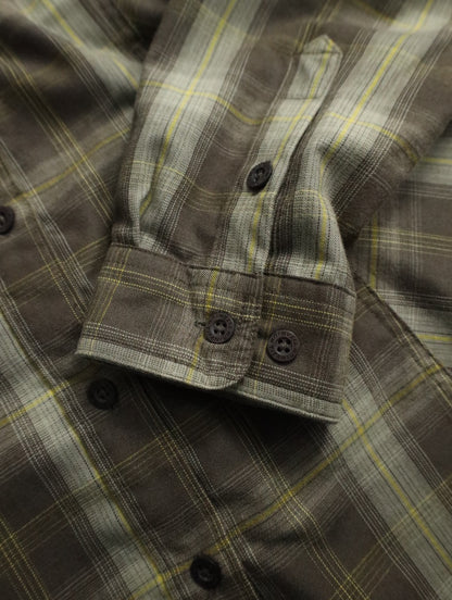 Columbia check shirt hoodie multi