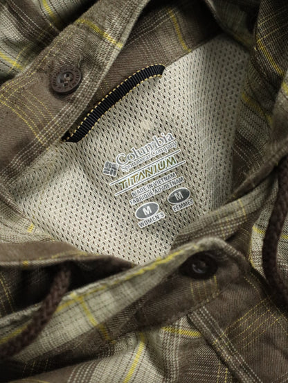 Columbia check shirt hoodie multi