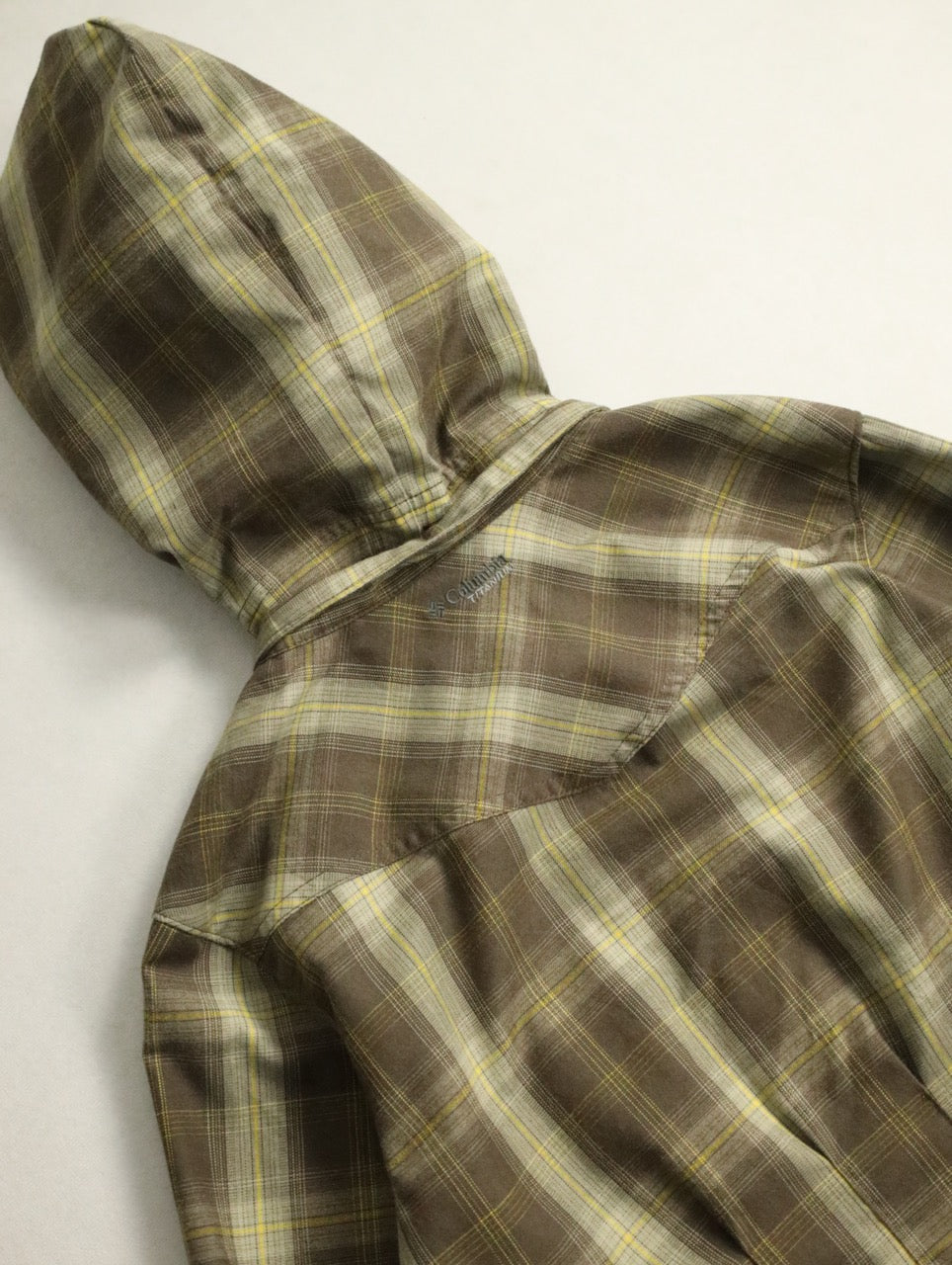 Columbia check shirt hoodie multi